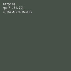 #475148 - Gray Asparagus Color Image